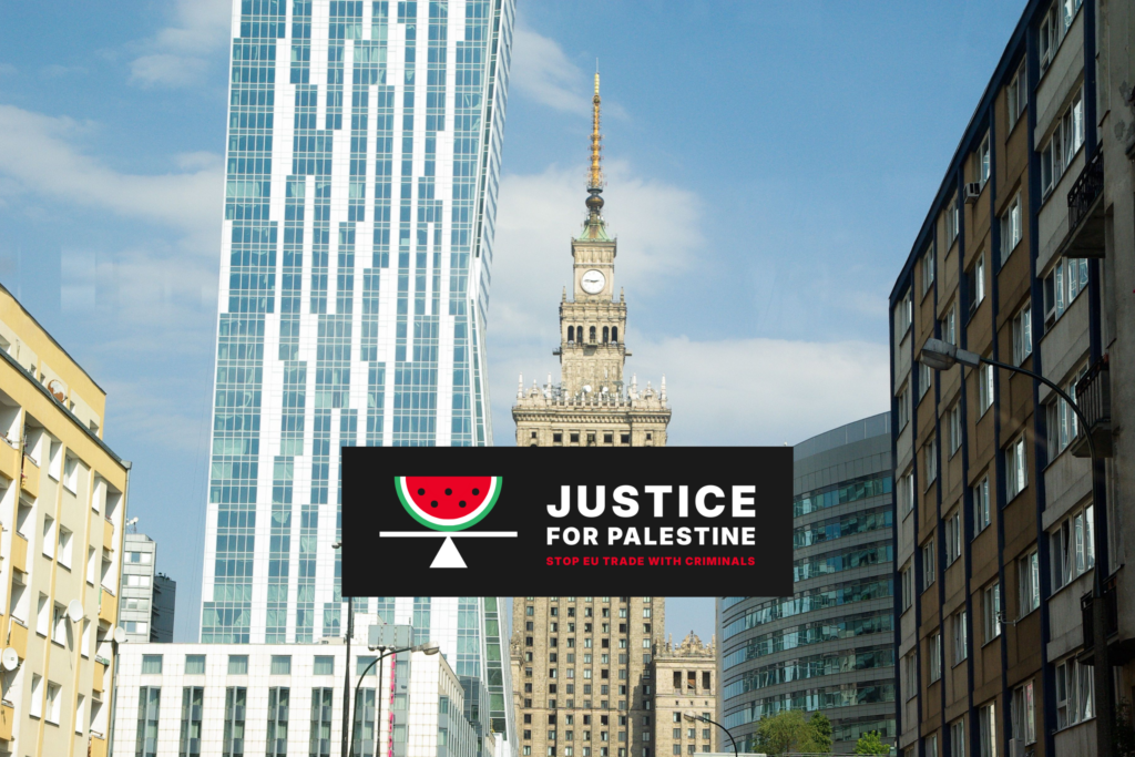 Justice for Palestine event in Warsaw
